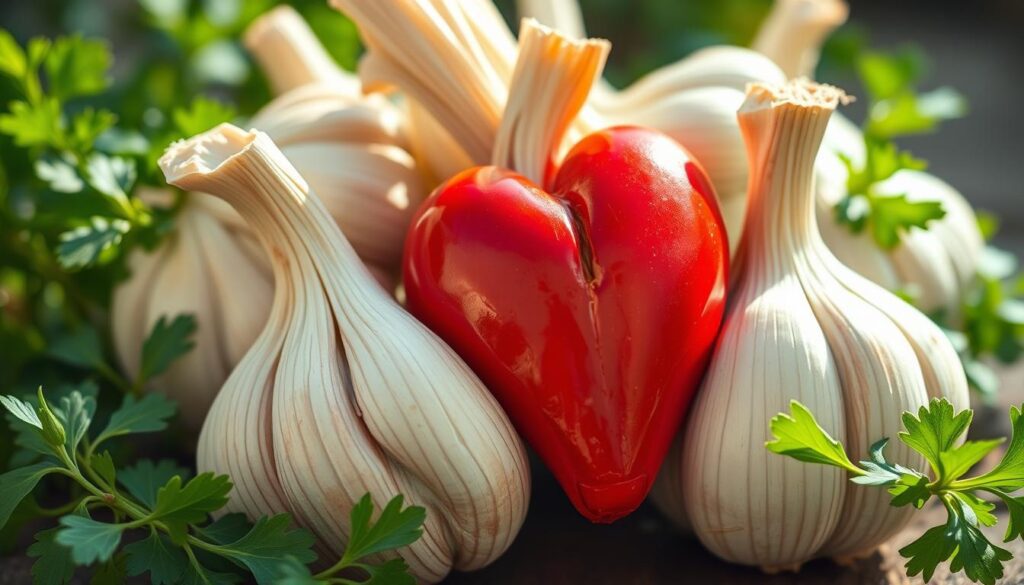 ajo y corazón ajo y corazón