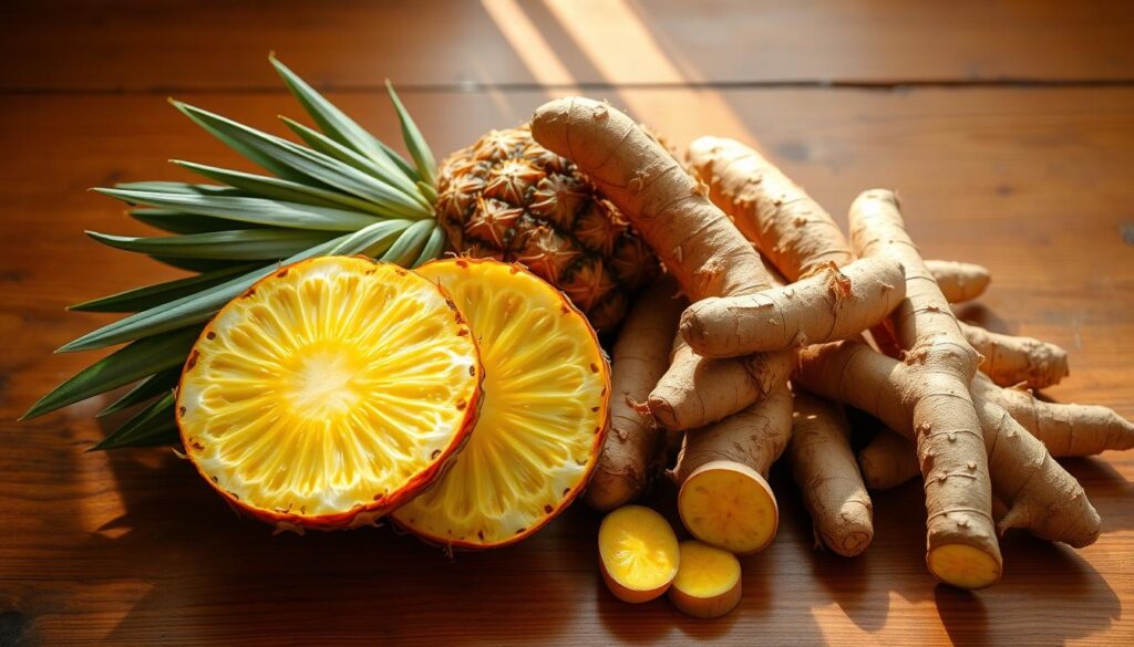 piña y cúrcuma piña y cúrcuma