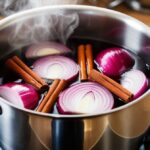 infusión cebolla, canela y jengibre