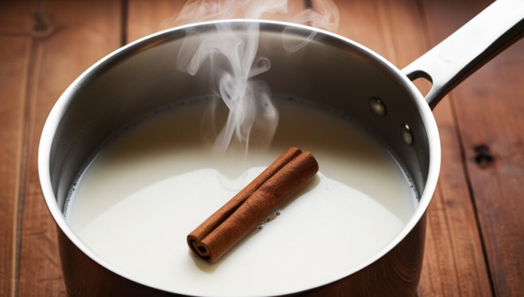 Hierve canela y leche y tómala antes de acostarte: La razón te encantará